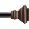 Sunderland Copper Adjustable Curtain Rod, (42" - 120")