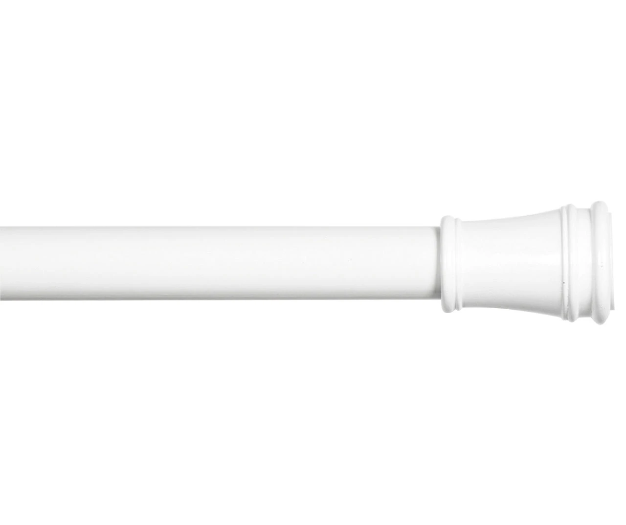 Rogers White 5/8" Adjustable Cam Lock Tension Rod, (48" - 84") 1 Rogers White 5/8" Adjustable Cam Lock Tension Rod, (48" - 84")