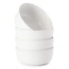 White Stoneware Bowls, 4-Pack