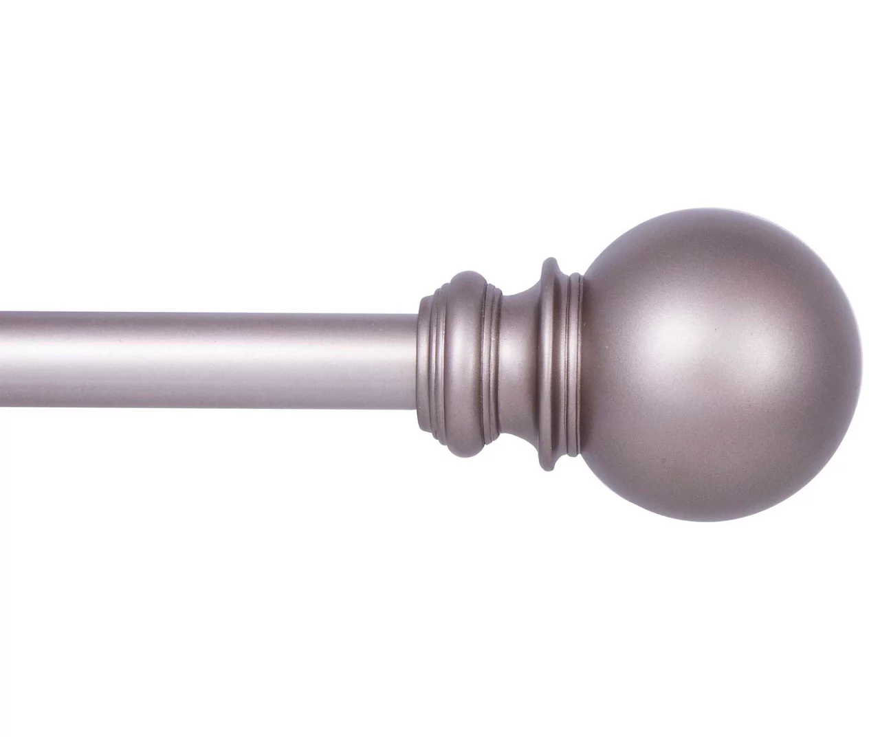 Bronze Bryce Standard Decorative Window Curtain Rod, (36" - 66") 1 Bronze Bryce Standard Decorative Window Curtain Rod, (36" - 66")