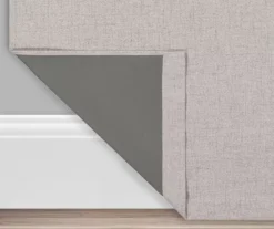 Anya Linen Blackout Rod Pocket Curtain Panel Pair, (84") -Home Decor Store 810442244 3