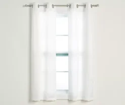 Sun Zero Putnam 4-Piece Room-Darkening Curtain Panels Set