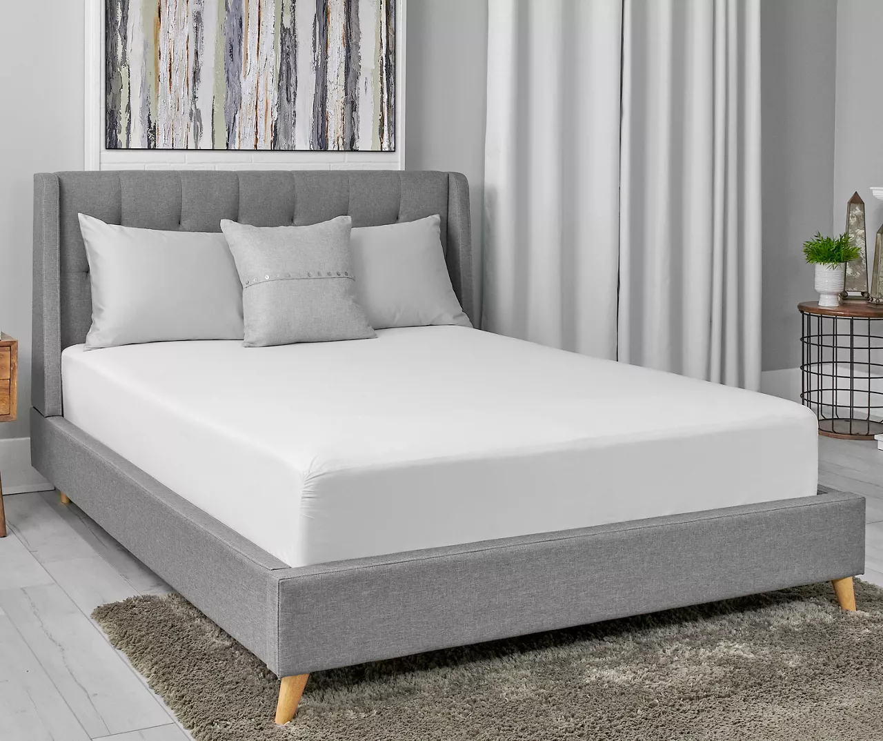 Luxury Knit Queen Mattress Protector 2 Luxury Knit Queen Mattress Protector - Image 2