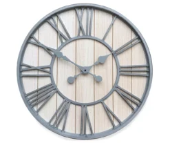 Whitewash Wall Clock