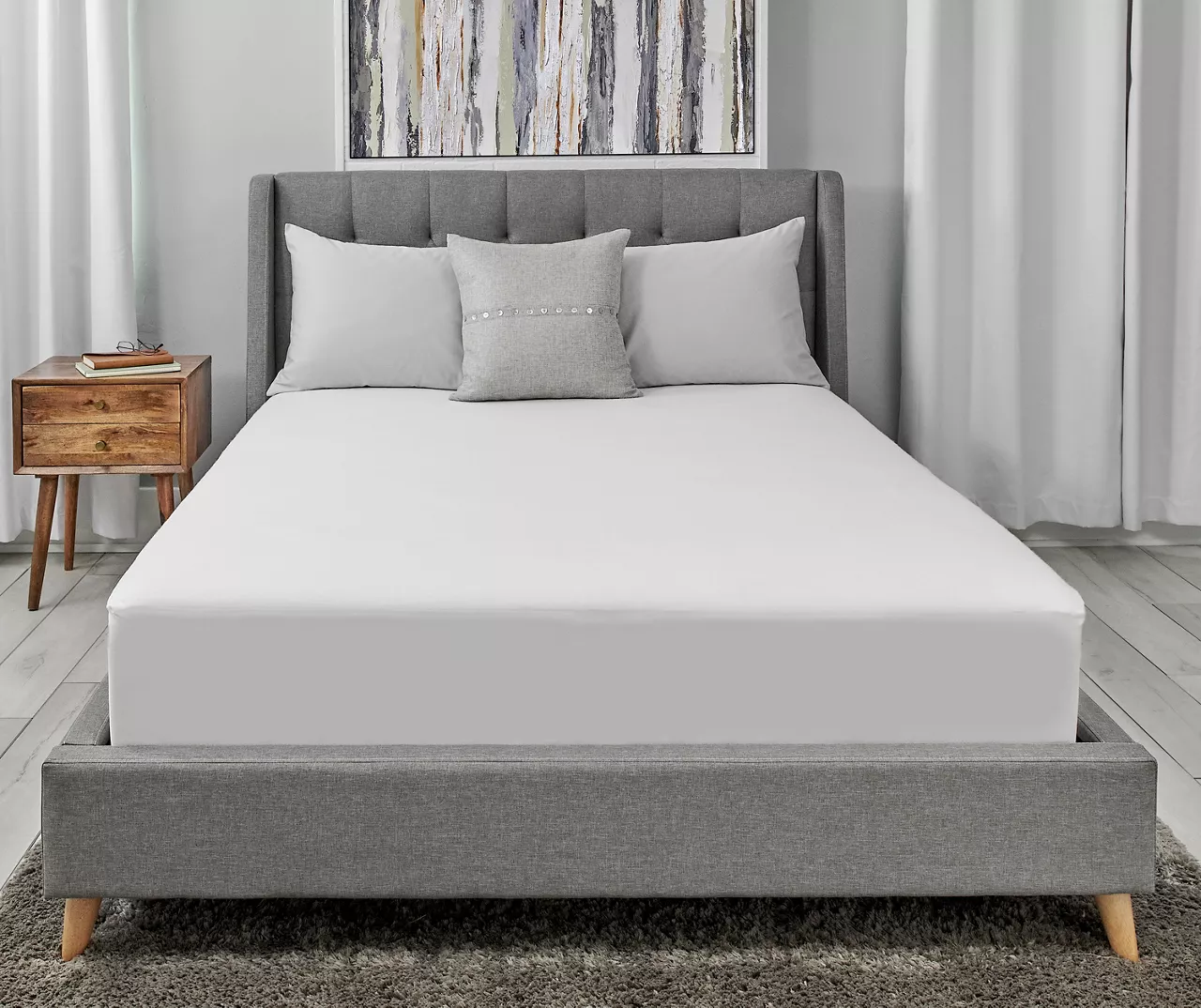 Ultra Soft King Waterproof Fitted Mattress Protector 2 Ultra Soft King Waterproof Fitted Mattress Protector - Image 2