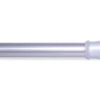 Brushed Nickel Twist & Fit No Tools Tension Utility Rod, (42" - 72")