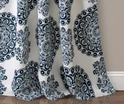 Evelyn Medallion Room-Darkening Rod Pocket Curtain Panel Pair -Home Decor Store 810468105 2