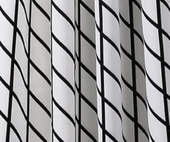 Feather Arrow Geo White & Black Room-Darkening Grommet Curtain Panel Pair, (84") 9 Feather Arrow Geo White & Black Room-Darkening Grommet Curtain Panel Pair, (84") -Home Decor Store 810468108 2