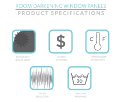 Prima Velvet Color Block Ivory & Taupe Room-Darkening Grommet Curtain Panel Pair, (84") -Home Decor Store 810468151 5