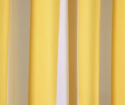 Wilbur Stripe Yellow & White Room-Darkening Back Tab Curtain Panel Pair, (84") 10 Wilbur Stripe Yellow & White Room-Darkening Back Tab Curtain Panel Pair, (84") -Home Decor Store 810468250 2