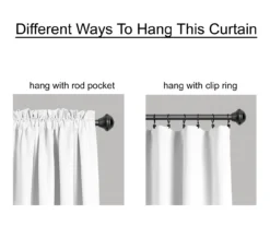 Rowley Birds Blue & Gray Room-Darkening Rod Pocket Curtain Panel Pair, (84") -Home Decor Store 810468260 4