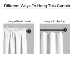 Rowley Birds Blush & Gray Room-Darkening Rod Pocket Curtain Panel Pair, (84") -Home Decor Store 810468262 4