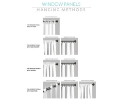 Tanisha Floral Room-Darkening Rod Pocket Curtain Panel Pair, (84") -Home Decor Store 810468288 5