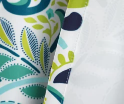 Clara Blue & Green Paisley Room-Darkening Rod Pocket Curtain Panel Pair, (84") 13 Clara Blue & Green Paisley Room-Darkening Rod Pocket Curtain Panel Pair, (84") -Home Decor Store 810468305 5