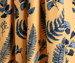Devonia Allover Yellow & Blue Floral Room-Darkening Rod Pocket Curtain Panel Pair, (95") 10 Devonia Allover Yellow & Blue Floral Room-Darkening Rod Pocket Curtain Panel Pair, (95") -Home Decor Store 810468323 2