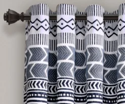 Hygge Geo Room-Darkening Grommet Curtain Panel Pair, (84") -Home Decor Store 810468375 1