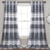Hygge Geo Room-Darkening Grommet Curtain Panel Pair, (84")