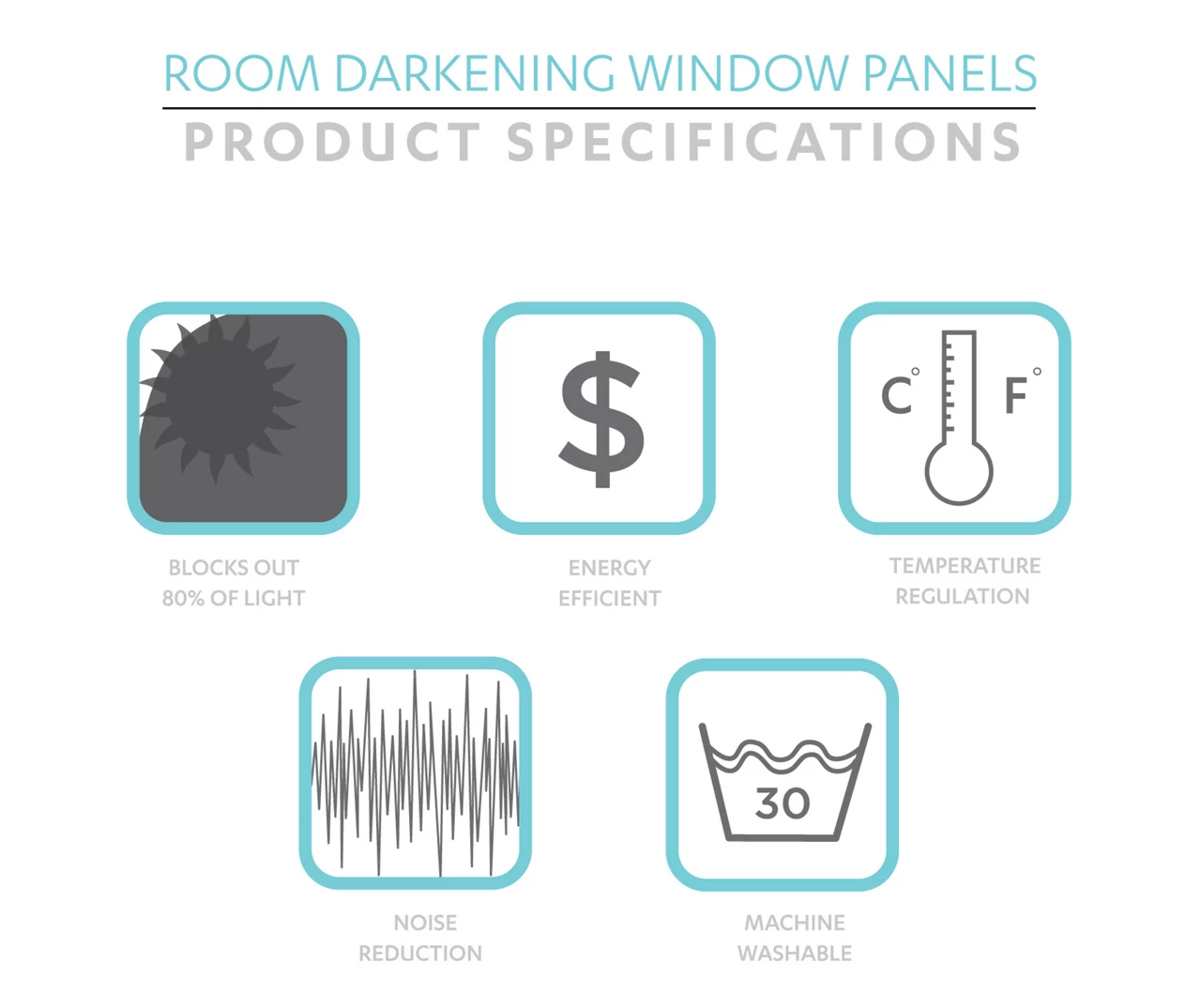 Edward Trellis Gray Room-Darkening Grommet Curtain Panel Pair, (95") 8 Edward Trellis Gray Room-Darkening Grommet Curtain Panel Pair, (95") - Image 8