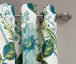 Floral Paisley Blue & Green Room-Darkening Grommet Curtain Panel Pair 33 Floral Paisley Blue & Green Room-Darkening Grommet Curtain Panel Pair -Home Decor Store 810468422 1 1