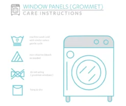 Floral Paisley Blue & Green Room-Darkening Grommet Curtain Panel Pair 36 Floral Paisley Blue & Green Room-Darkening Grommet Curtain Panel Pair -Home Decor Store 810468422 4 1