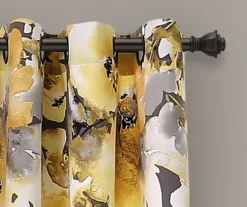 Floral Watercolor Room-Darkening Grommet Curtain Panel Pair, (84") 14 Floral Watercolor Room-Darkening Grommet Curtain Panel Pair, (84") -Home Decor Store 810468424 1