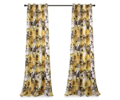 Floral Watercolor Room-Darkening Grommet Curtain Panel Pair, (84") 18 Floral Watercolor Room-Darkening Grommet Curtain Panel Pair, (84") -Home Decor Store 810468424 6