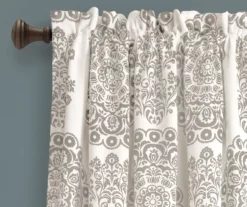 Evelyn Medallion Room-Darkening Rod Pocket Curtain Panel Pair -Home Decor Store 810468440 1 1