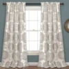 Evelyn Medallion Room-Darkening Rod Pocket Curtain Panel Pair