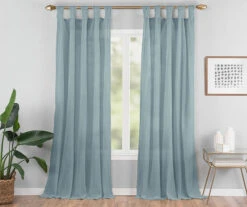 Vue Priya Semi-Sheer Tab Top Curtain Panel -Home Decor Store 810474069 1