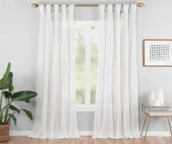 Vue Priya Semi-Sheer Tab Top Curtain Panel -Home Decor Store 810474070 1