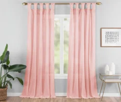 Vue Priya Semi-Sheer Tab Top Curtain Panel -Home Decor Store 810474125 1