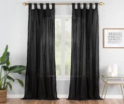 Vue Priya Semi-Sheer Tab Top Curtain Panel -Home Decor Store 810474126 1