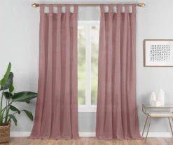 Vue Priya Semi-Sheer Tab Top Curtain Panel -Home Decor Store 810474133 1
