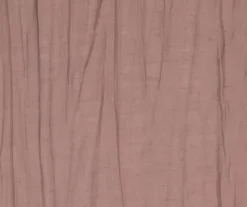 Priya Dark Rose Semi-Sheer Tab Top Curtain Panel, (63") -Home Decor Store 810474133 3