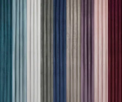 Harper Blue Velvet Blackout Rod Pocket Curtain Panel, (108") -Home Decor Store 810474946 7