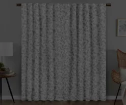 Nora Botanical White Blackout Rod Pocket Curtain Panel, (84") 14 Nora Botanical White Blackout Rod Pocket Curtain Panel, (84") -Home Decor Store 810475041 6
