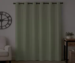 Gabriella Sage Blackout Grommet Curtain Panel, (95") -Home Decor Store 810475060 6