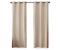 Gabriella Beige Blackout Grommet Curtain Panel, (95") 12 Gabriella Beige Blackout Grommet Curtain Panel, (95") -Home Decor Store 810475072 4