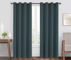 Round & Round Forest Blackout Grommet Curtain Panel, (95")