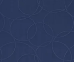 Round & Round Navy Blackout Grommet Curtain Panel, (95") -Home Decor Store 810475240 5