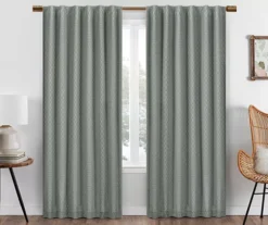 Eclipse Nora Crochet Blackout Rod Pocket Curtain Panel -Home Decor Store 810475301 1