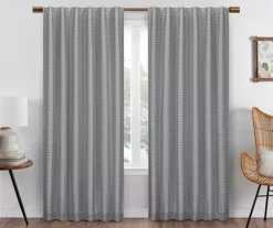 Eclipse Nora Crochet Blackout Rod Pocket Curtain Panel -Home Decor Store 810475332 1