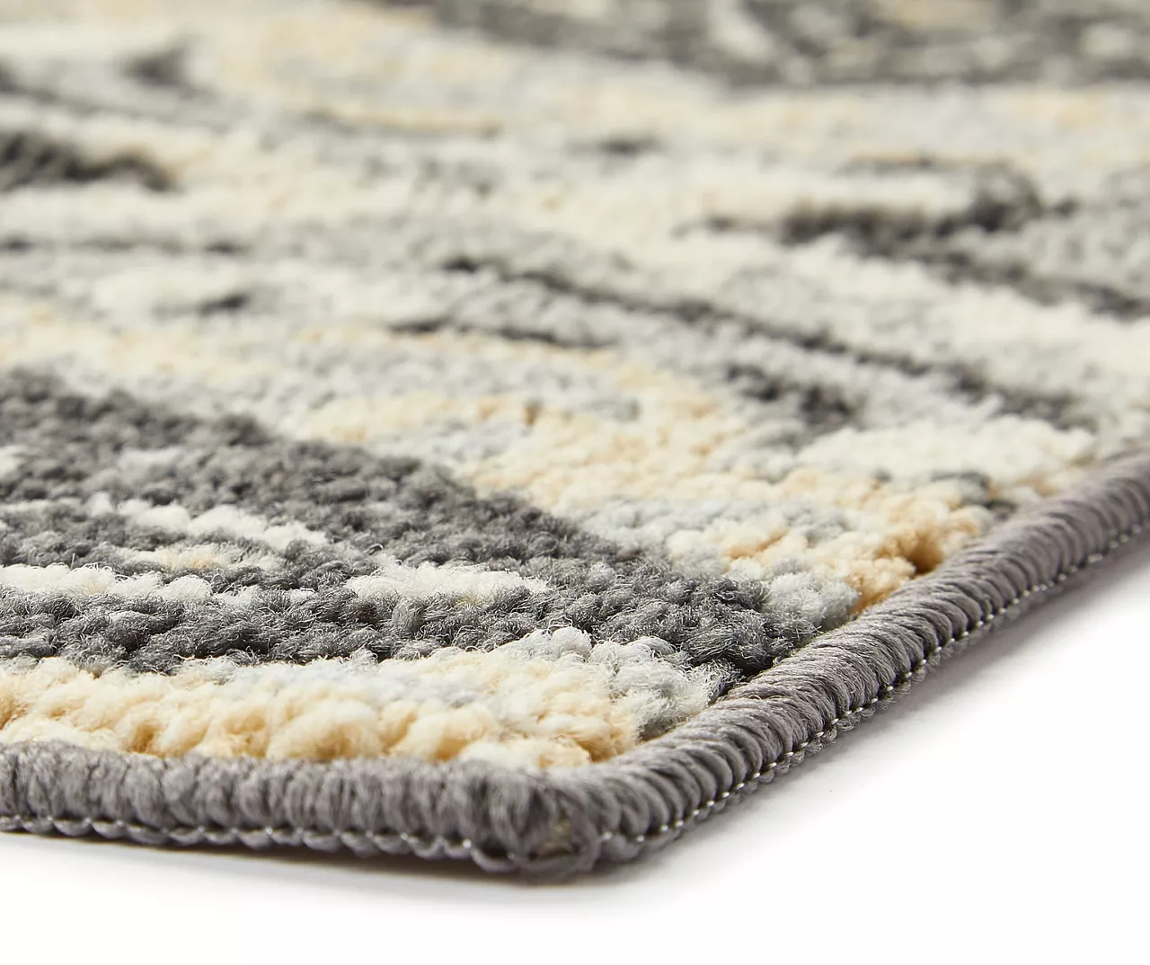 Gray Medallion Accent Rug, (30" X 46") 2 Gray Medallion Accent Rug, (30" X 46") - Image 2