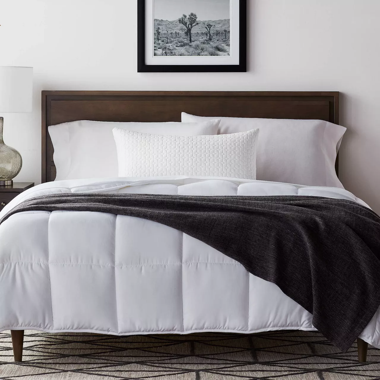 Fiber & Shredded Memory Foam Pillow With Zippered Inner Cover 6 Fiber & Shredded Memory Foam Pillow With Zippered Inner Cover - Image 6