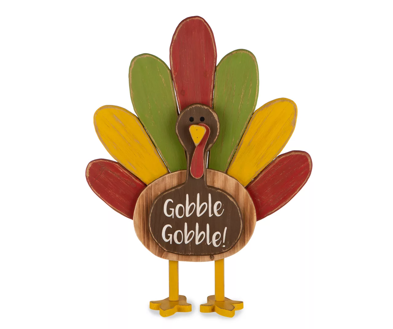 "Gobble Gobble" Turkey Standing Decor 2 "Gobble Gobble" Turkey Standing Decor - Image 2