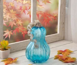 Blue Speckled Glass Gourd -Home Decor Store 810491580 A0 2