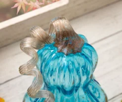 Blue Speckled Glass Gourd -Home Decor Store 810491580 A0 4