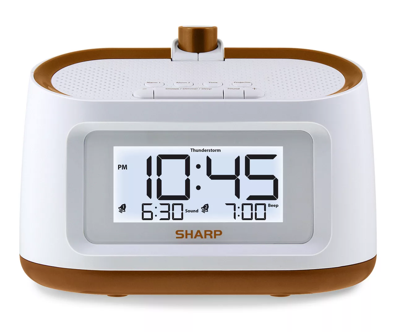 Sharp Digital Projection Dual Alarm Clock 1 Sharp Digital Projection Dual Alarm Clock