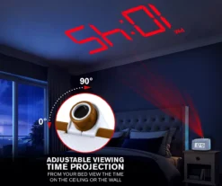 Sharp Digital Projection Dual Alarm Clock 5 Sharp Digital Projection Dual Alarm Clock -Home Decor Store 810495178 3