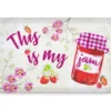 "This Is My Jam" Jar Print Kitchen Mat, (18" X 30")